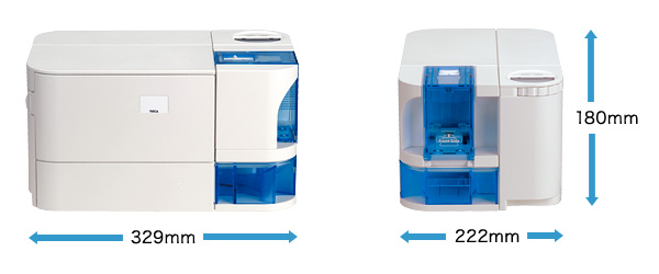 IDカードプリンター PR-C101 置き場所を選ばないコンパクトモデル